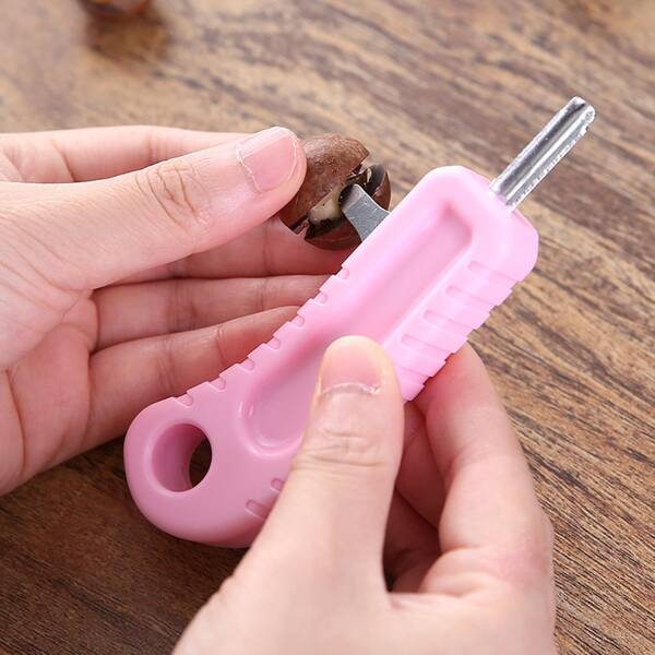 

1pc Nut Shelling Tool, Pink