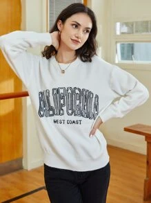 Áo len nữ - trắng - Xem 1