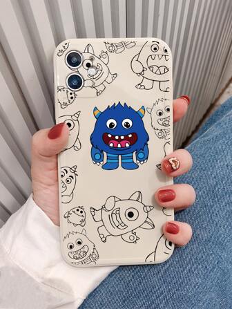 Funda para teléfono con gráficos de dibujos animados compatible con iPhone 15/15Pro/15Plus/15Promax