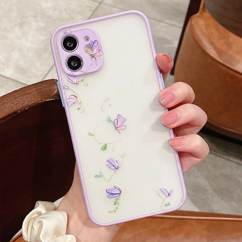 

Butterfly Pattern Phone Case, Mauve purple