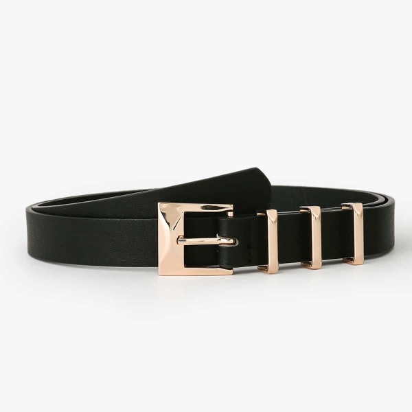 

PU Buckle Belt, Black