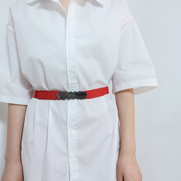 

Minimalist Corset Belt, Red
