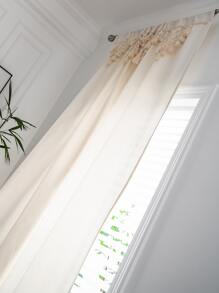 流蘇裝飾單片窗簾 - 彩色 - 查看 3