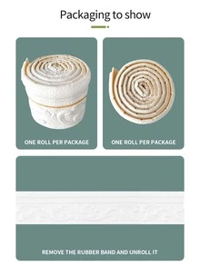 1 miếng dán tường xốp xốp - trắng - Xem 4