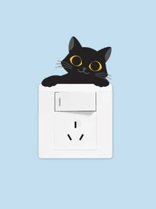 1 bộ Cartoon Cat Switch Sticker - Nhiều màu - Xem 5