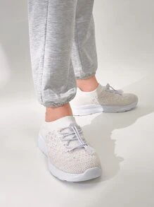 Cuccoo Zapatillas de running de niñitas con cordón - Blanco - Ver 7