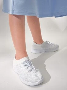 Cuccoo Zapatillas de running de niñitos con cordón - Blanco - Ver 10