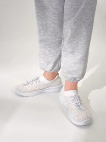 Cuccoo Zapatillas de running de niñitas con cordón - Blanco - Ver 2