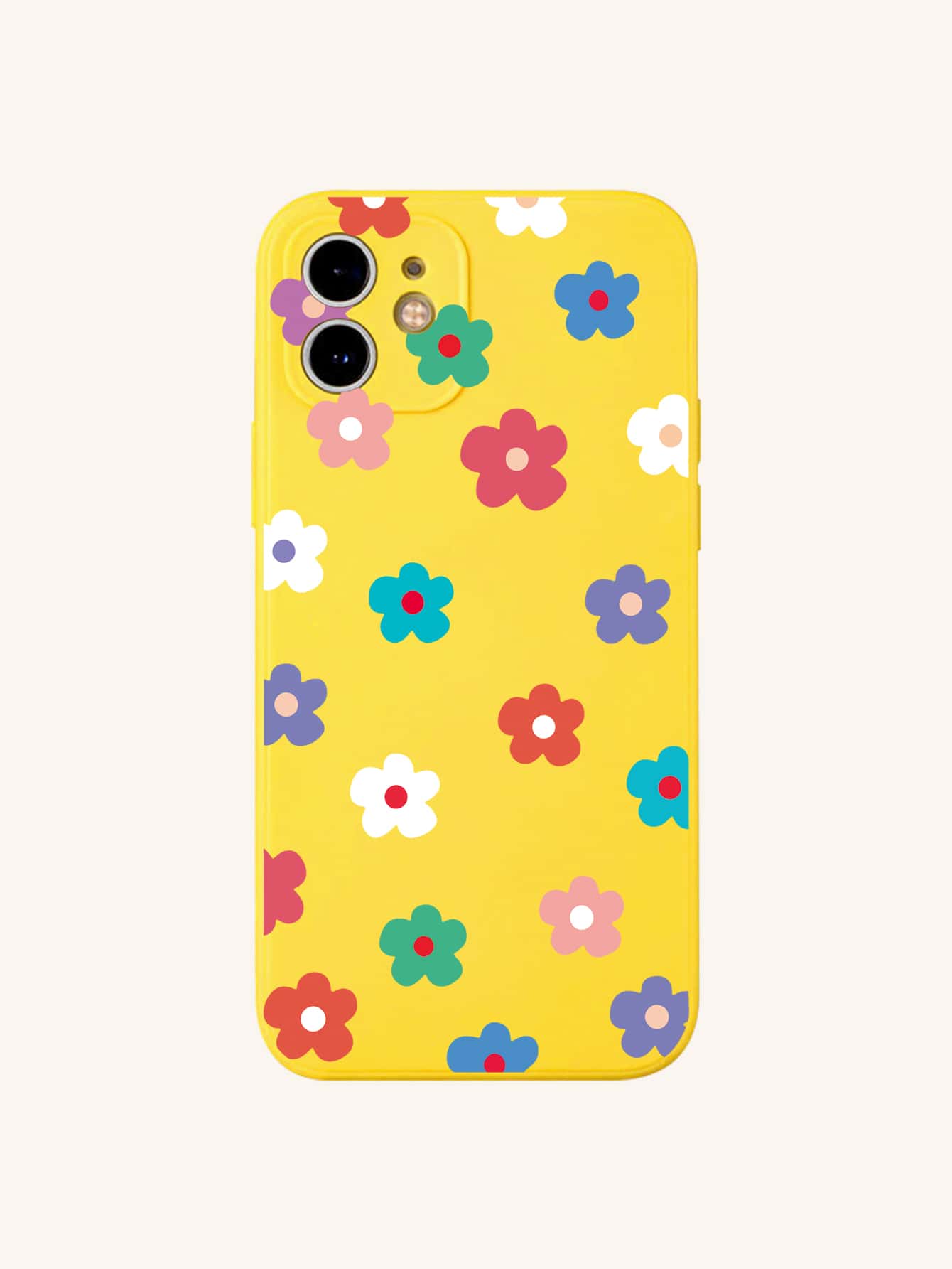 花朵繪畫手機殼 - 彩色 - 查看 1