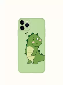Cartoon Dinosaur Phone Case - Green - View 1