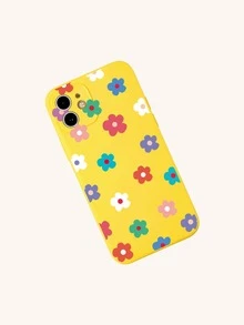 花朵繪畫手機殼 - 彩色 - 查看 2