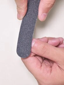 Đánh bóng móng tay Dụng cụ cạo da chết 1 cái Dũa móng tay cho phụ nữ và trẻ em gái - màu đen - Xem 3