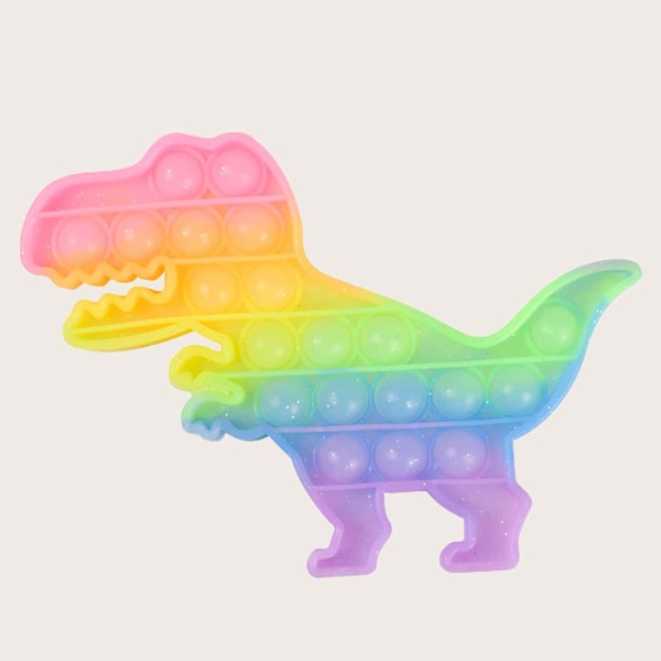 

Dinosaur Shaped Push Pop Bubble, Multicolor