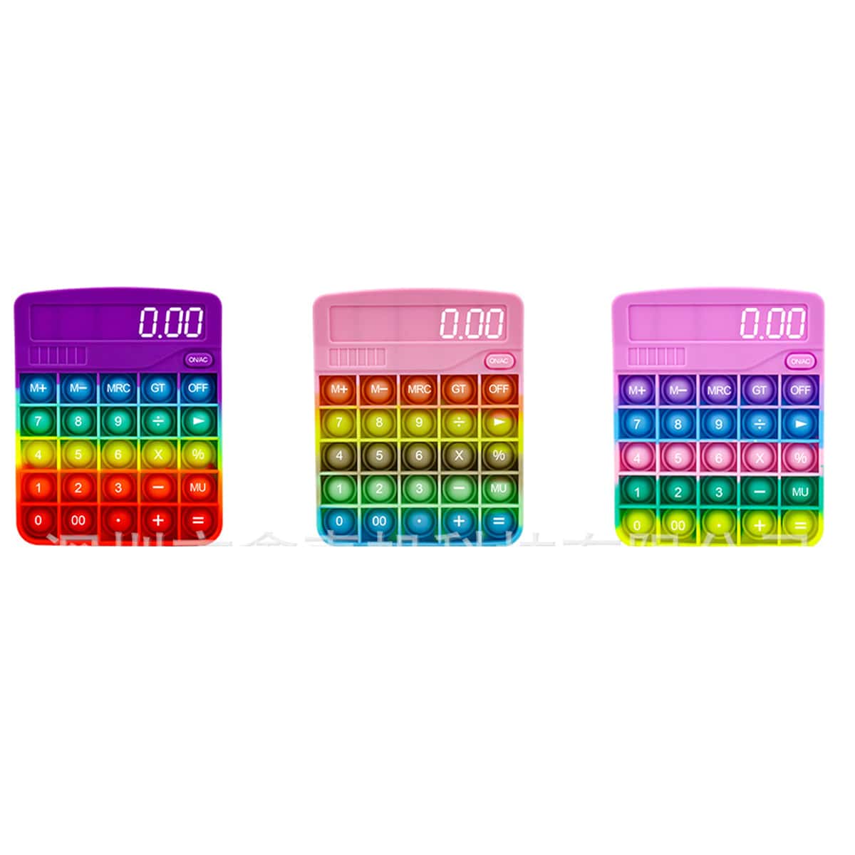 

1pc Random Calculator Push Pop Bubble, Multicolor
