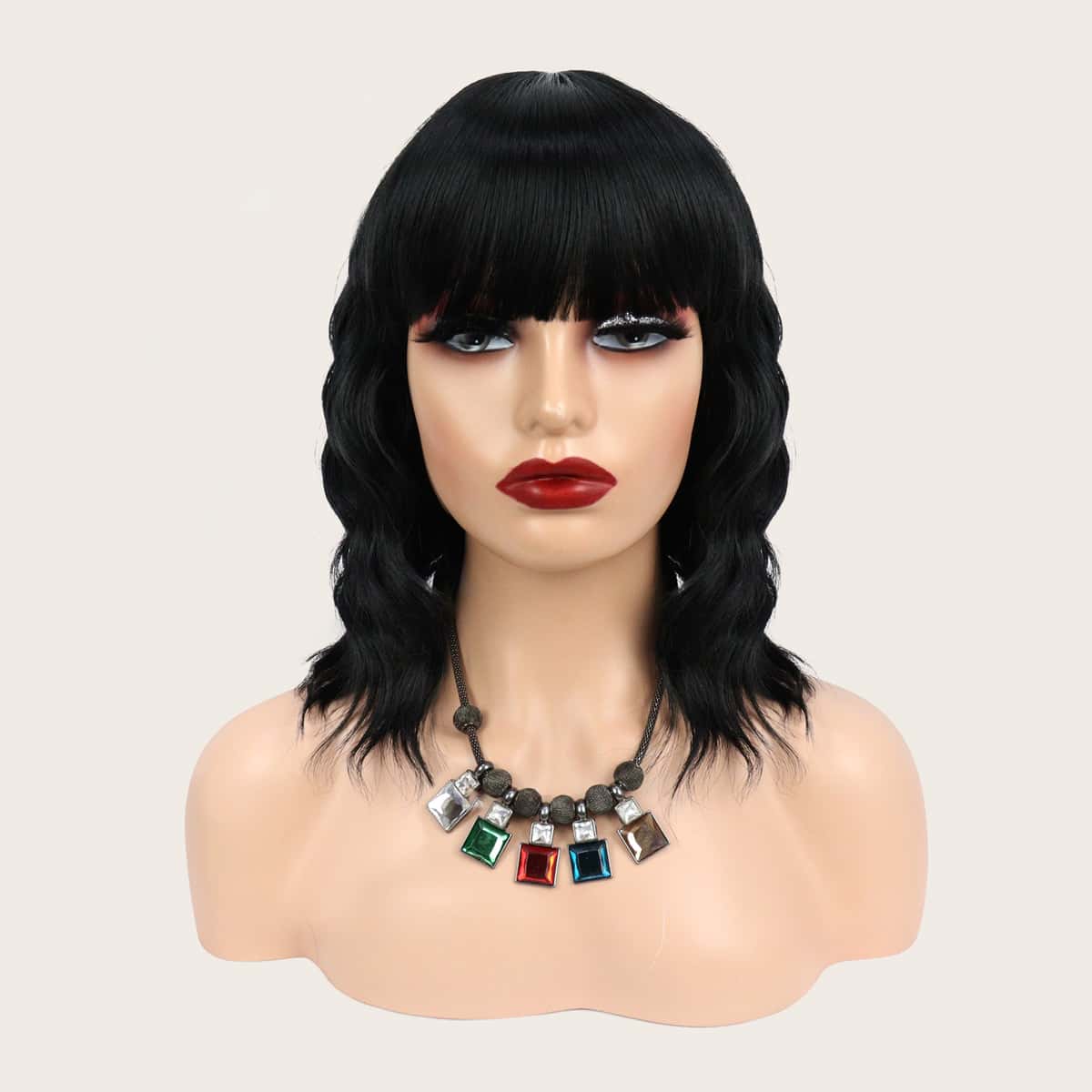 

Natural Curly Wig, Black