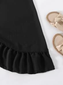 Áo che Nữ Xù màu trơn - màu đen - Xem 5