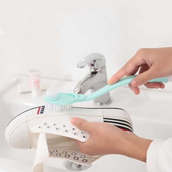 

1pc Long Handle Shoe Brush, Mint green