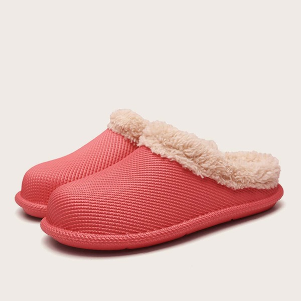 

Minimalist Home Slippers, Red