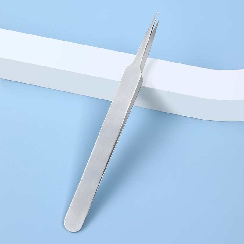 

1pc False Eyelash Tweezer, Silver