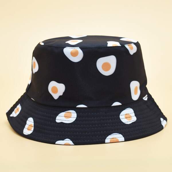 

Kids Food Print Buckle Hat, Multicolor