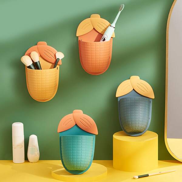 

1pc Corn Shaped Random Toothbrush Holder, Multicolor