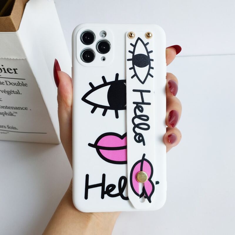 

Cartoon Graphic Phone Case, Multicolor