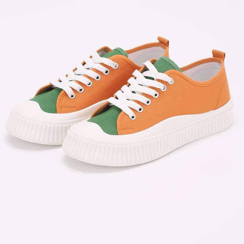 

Colorblock Canvas Shoes, Yellow