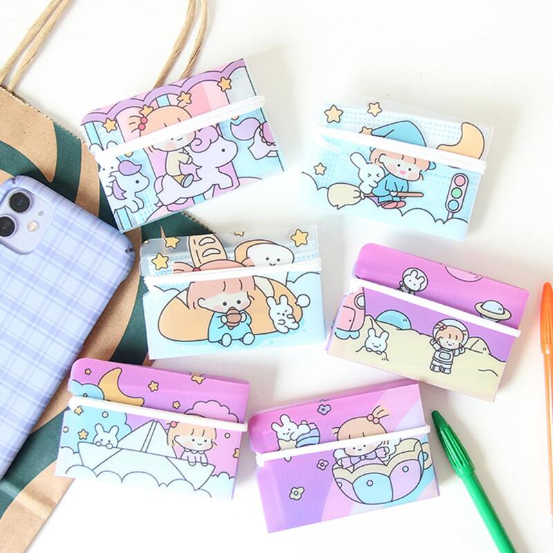 

1pc Cartoon Graphic Random Sanitary Napkin Bag, Multicolor