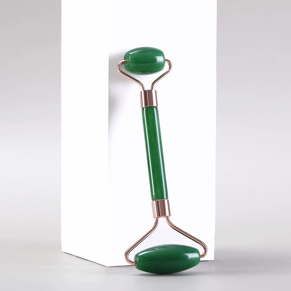 

1pc Facial Roller Massager, Dark green