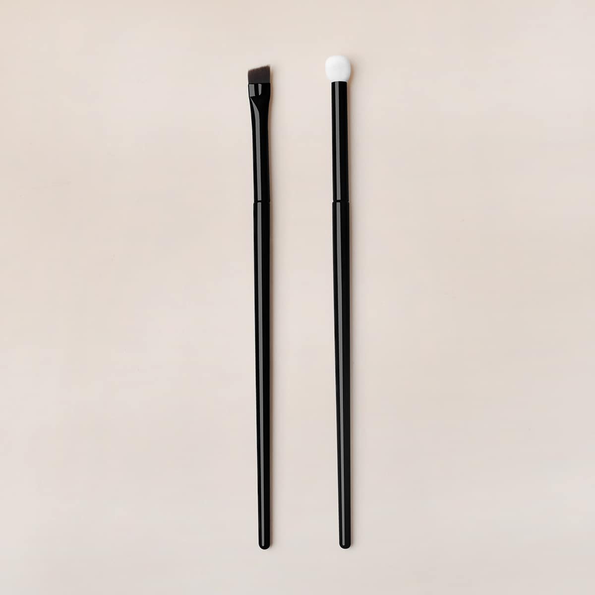 

2pcs Makeup Brush Set, Black