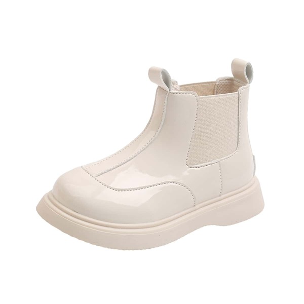 

Toddler Girls Minimalist Slip-On Chelsea Boots, Beige