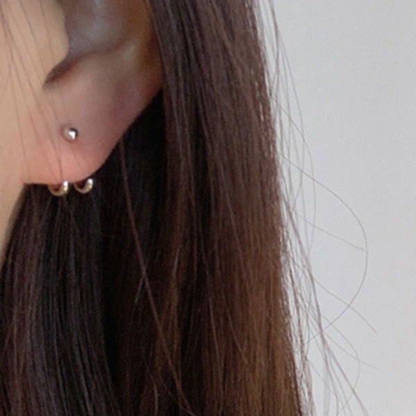 

Simple Earring Jackets, Silver