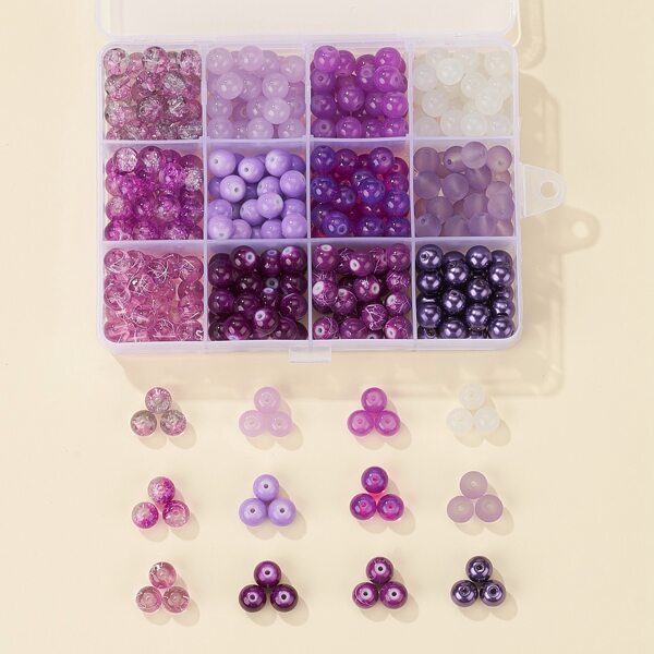 

1box Bead DIY Jewelry Accessory, Multicolor