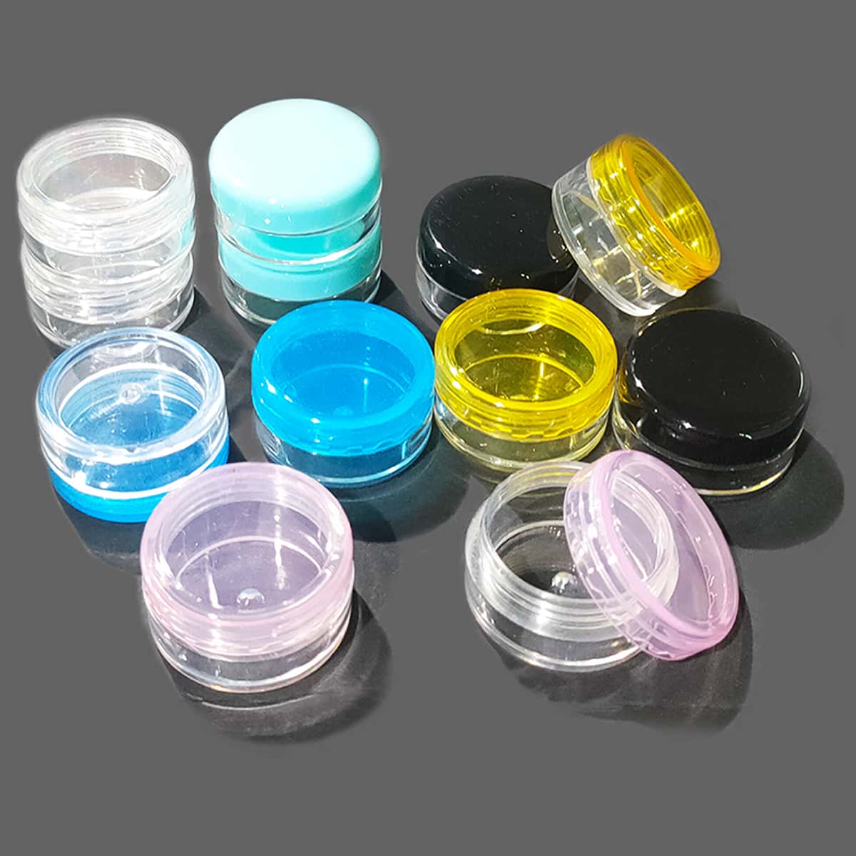 

12pcs 5g Nail Art Storage Box, Multicolor