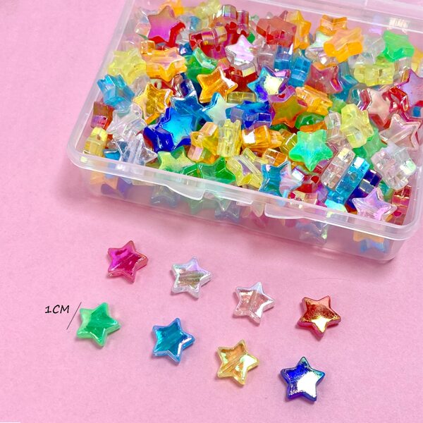 

1box Star DIY Jewelry Accessory, Multicolor