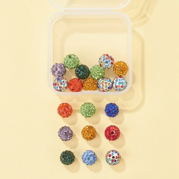 

20pcs DIY Rhinestone Jewelry Accessory, Multicolor