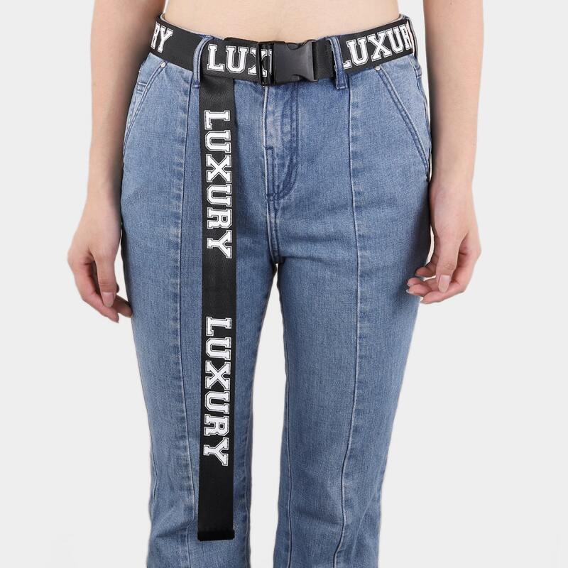 

Letter Graphic Belt, Black