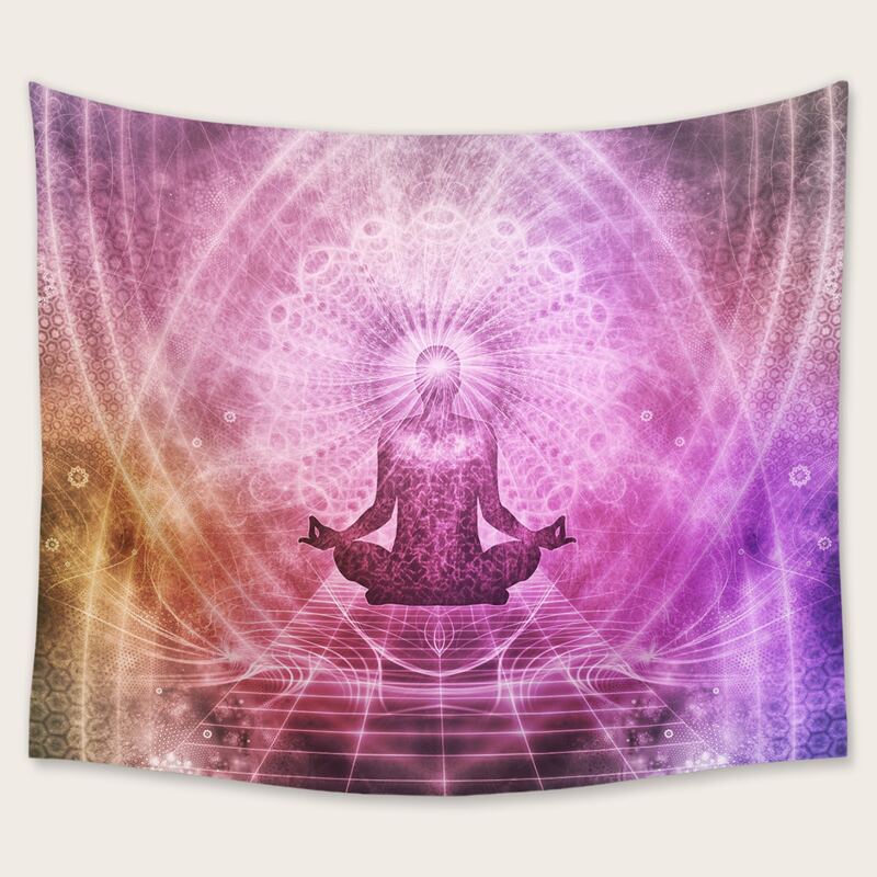 

Meditate Pattern Tapestry, Multicolor