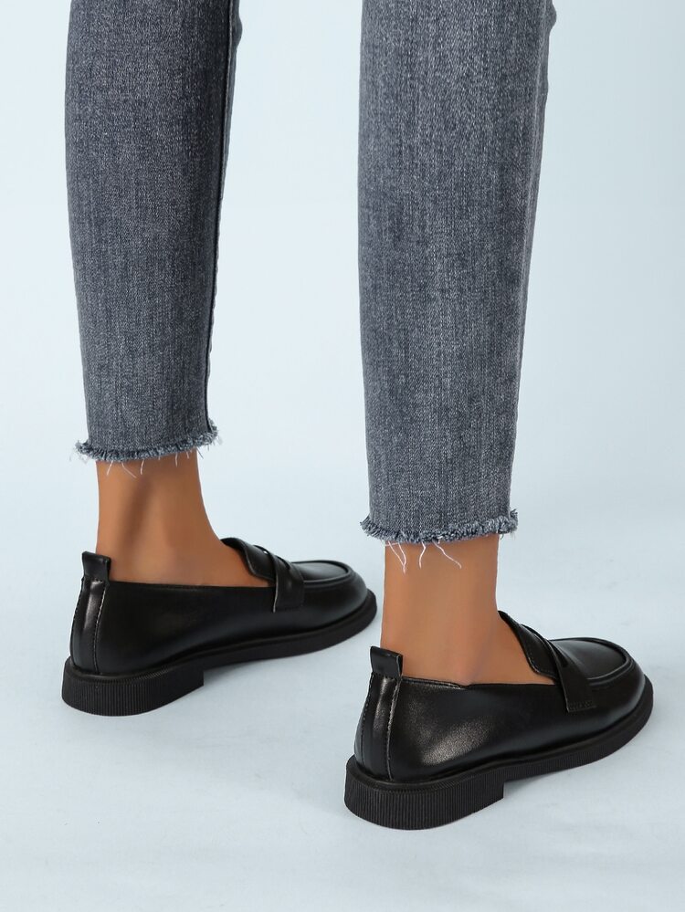 Mocasines planos minimalista - Negro - Añade 2