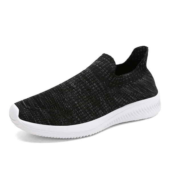 

Men Knit Slip On Sneakers, Black