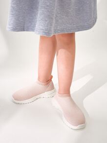 Cuccoo Zapatillas de running de Niñas de rayas - Rosa - Ver 8