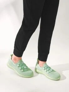 Cuccoo Zapatillas de running de Niños con cordón - verde menta - Ver 8