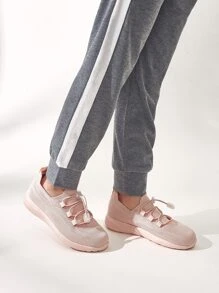 Cuccoo Zapatillas de running de niñitas con cordón - Rosa - Ver 7