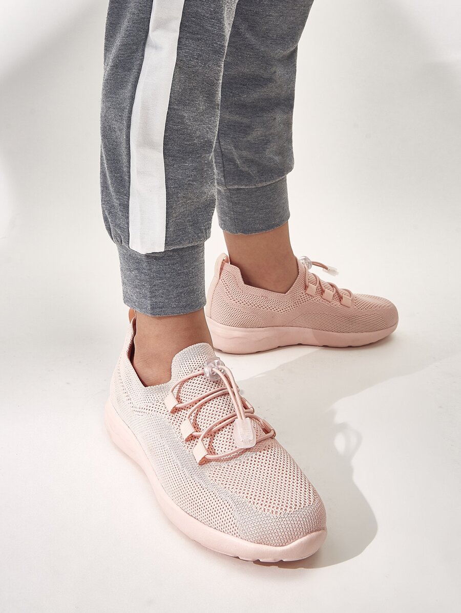 Cuccoo Zapatillas de running de niñitas con cordón - Rosa - Ver 1