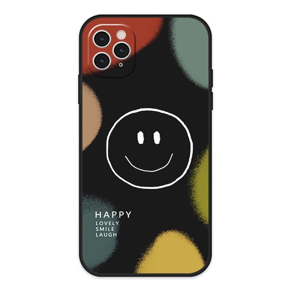 

Cartoon Face Phone Case, Black