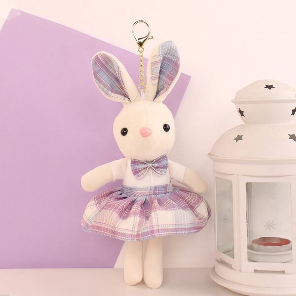 

Cartoon Rabbit Design Bag Charm, Multicolor
