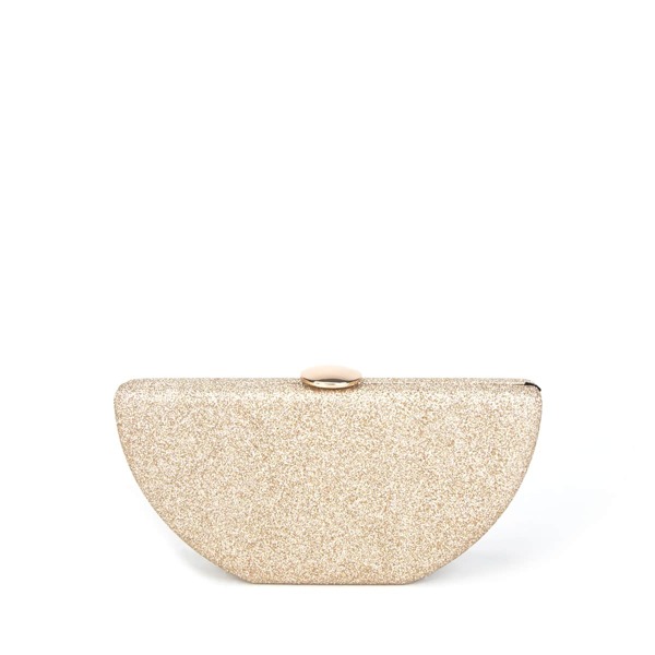 

Minimalist Glitter Novelty Bag, Gold