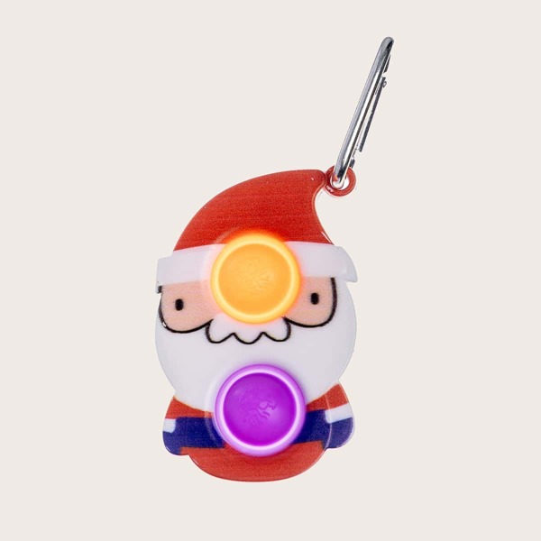 

Kids Cartoon Santa Claus Design Bag Charm, Multicolor