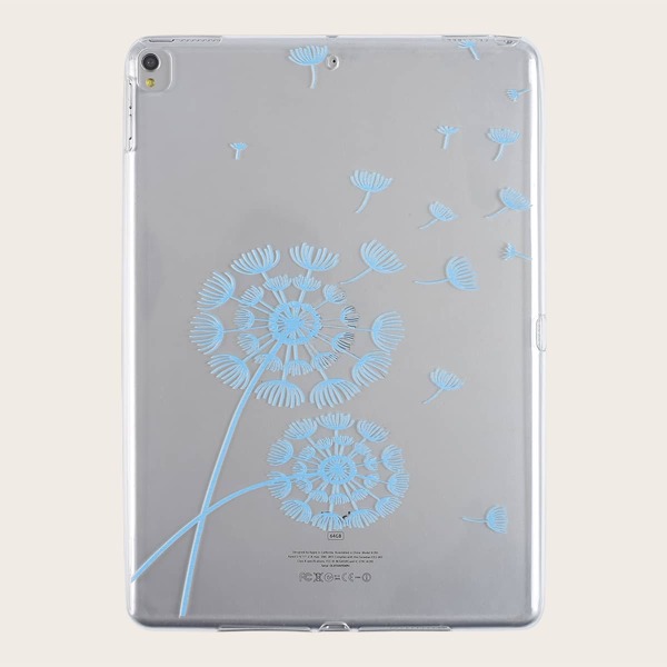 

Прозрачный чехол для iPad с узором одуванчика