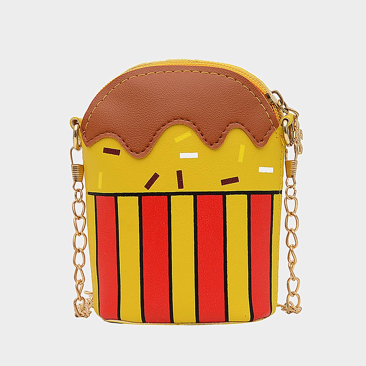 

Chain Strap Crossbody Bag, Multicolor